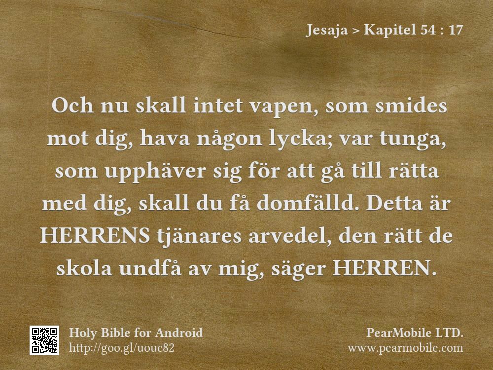 Jesaja, Kapitel 54:17